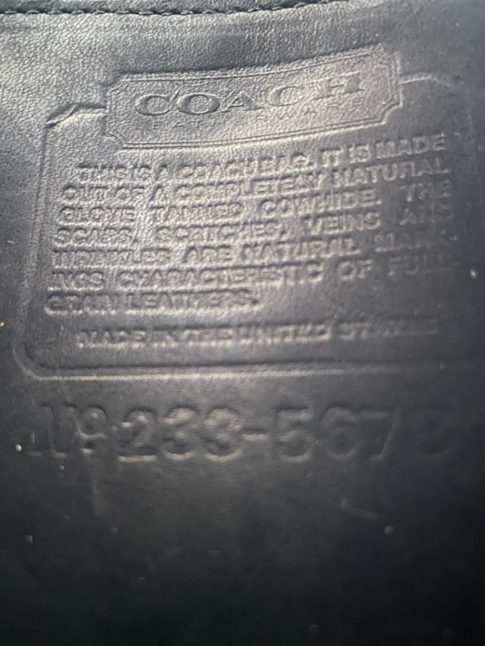 Coach Vintage Willis Turnlock Flap Black Leather Crossbody Bag - Picture 12 of 16